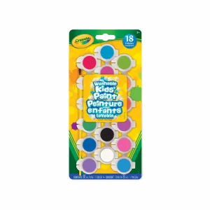 18-Colour Washable Kids' Paint Set