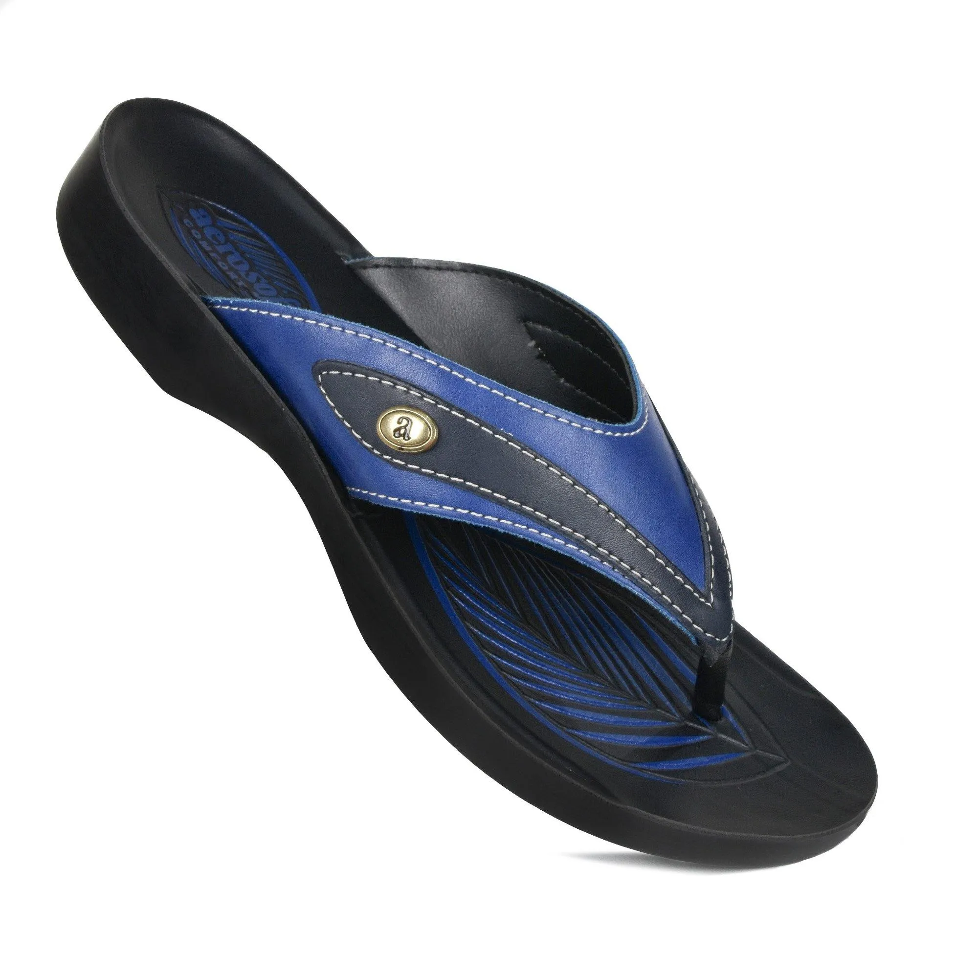 Aerosoft - Frondle S6102 Vacation Essentials Summer Comfortable Toe Thong Flip Flops For Women