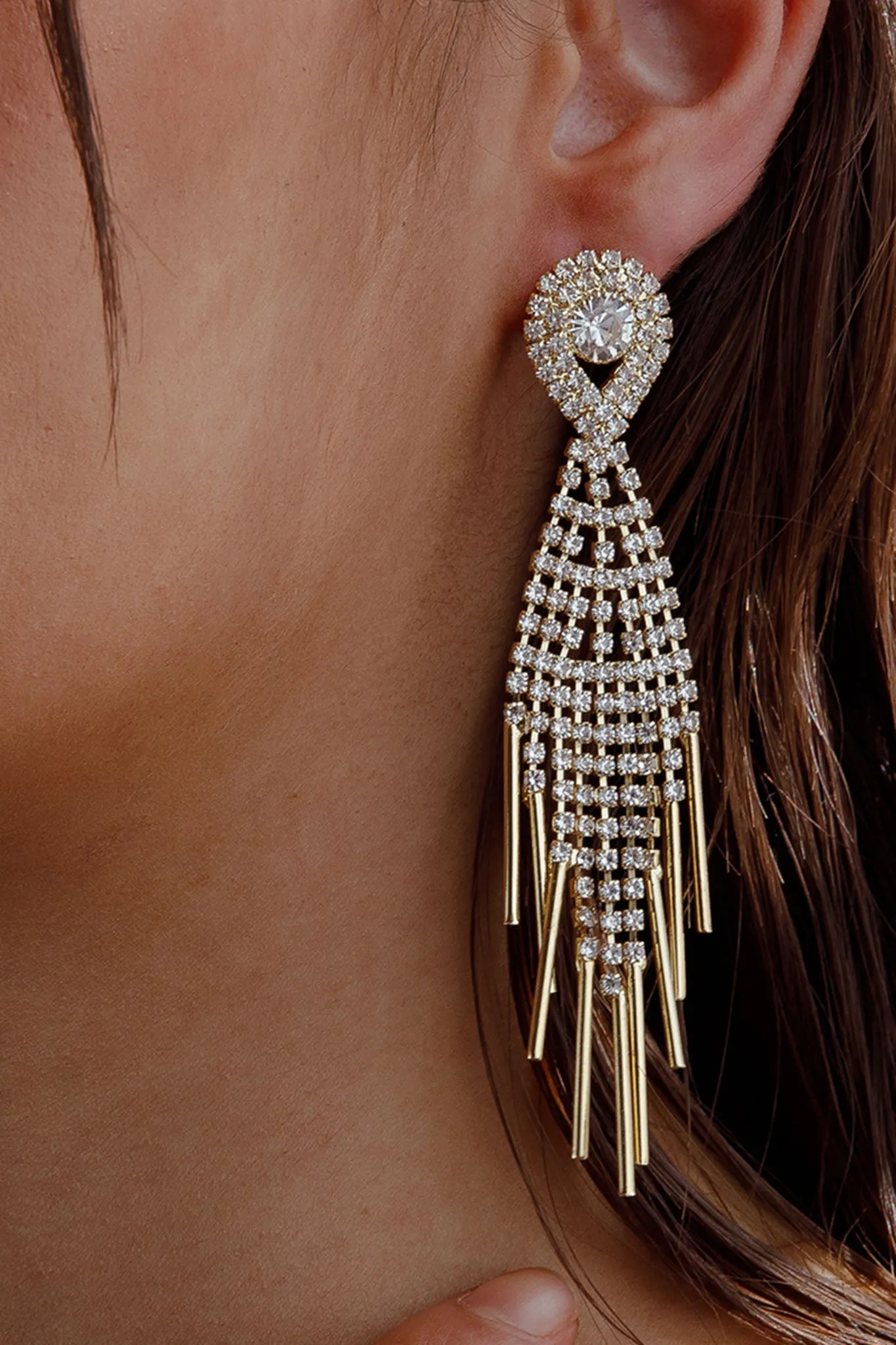 Ambrosia Tassel Earrings Gold