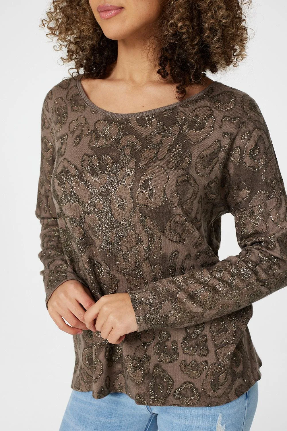 Animal Print Long Sleeve T-Shirt