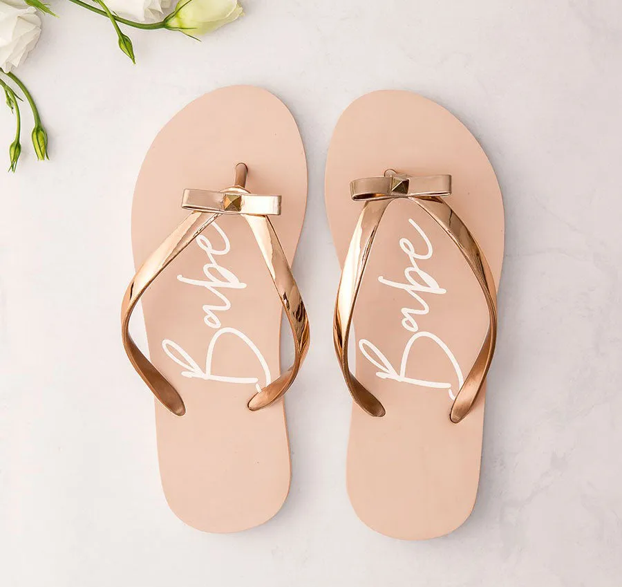 Babe Flip-Flops With Bow