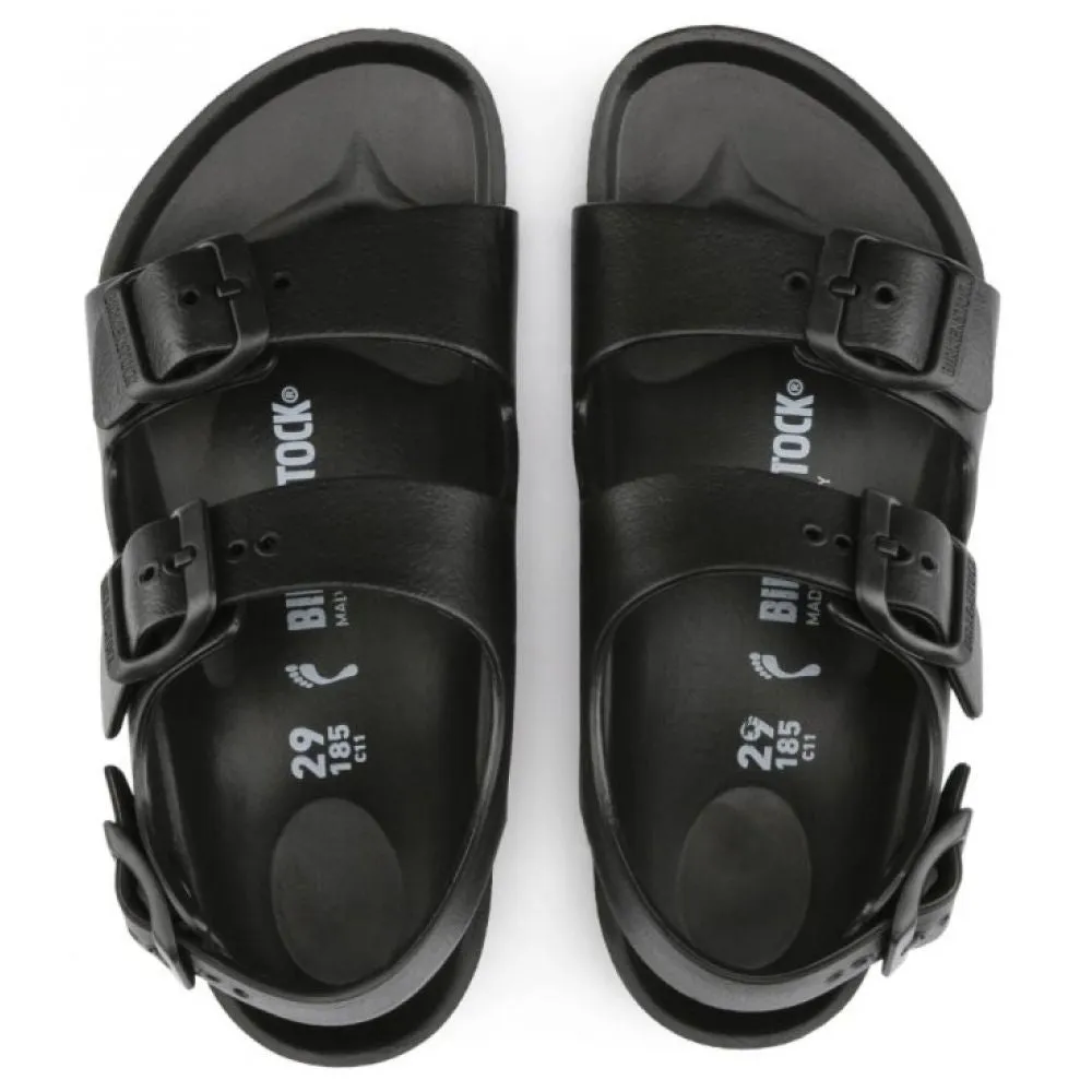 Birkenstock Kids Milano EVA in Black (Narrow Width)