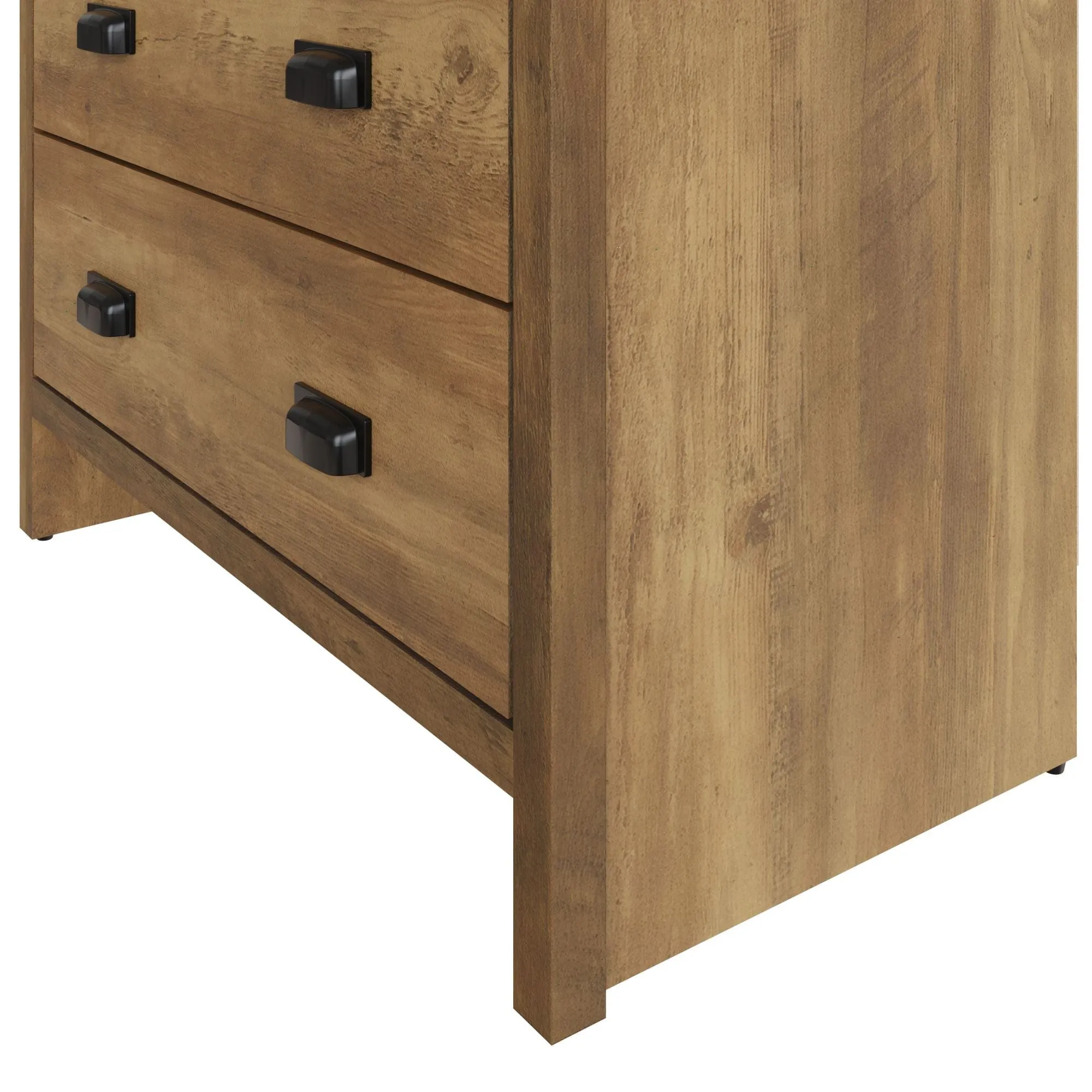 Boston 4 Drawer Chest Knotty Oak