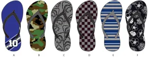 boys assorted basic flip flops Case of 72