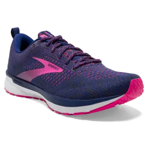 Brooks Women's Revel 4 Running Shoe - Blue/Ebony/Pink 1203371B475