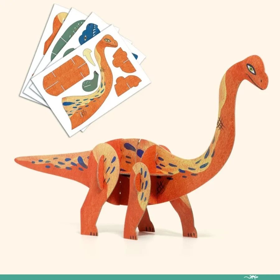 Djeco - The World of Dinosaurs Multi Craft Box Kit