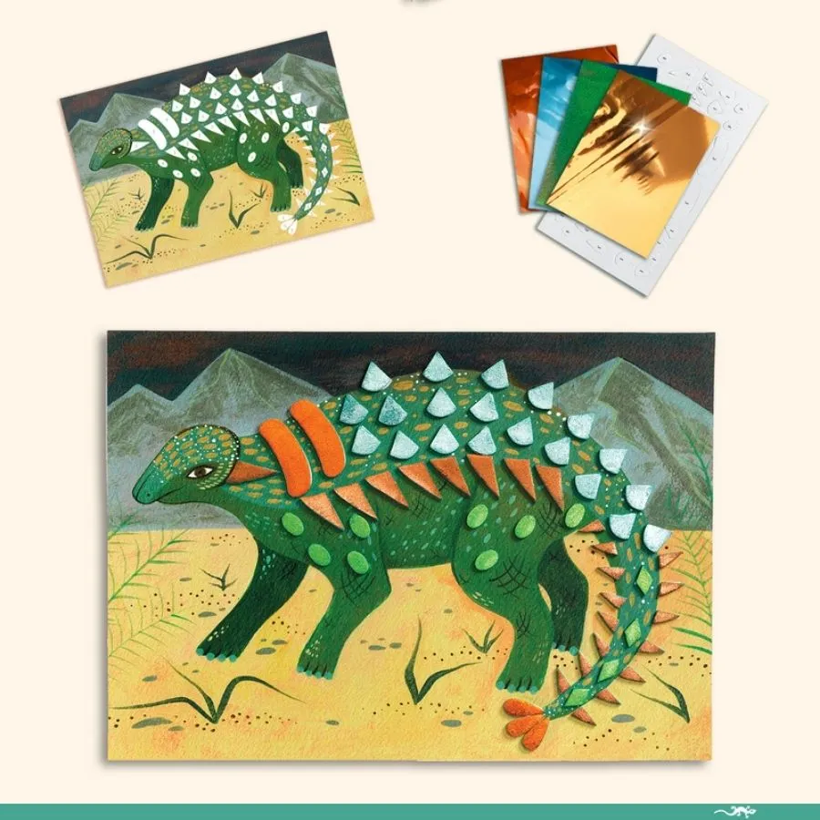 Djeco - The World of Dinosaurs Multi Craft Box Kit