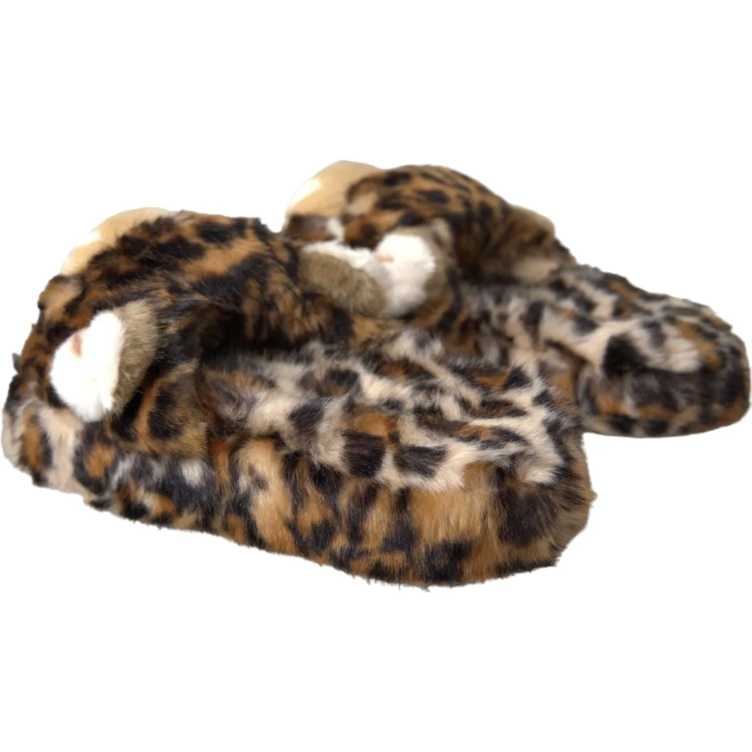 Dolce & Gabbana Brown Tiger Slippers Flats Sandals Shoes