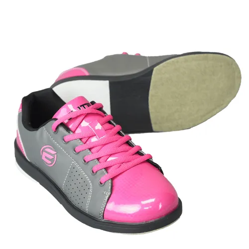 ELITE Women's Classic Grey/Pink Bowling Shoes