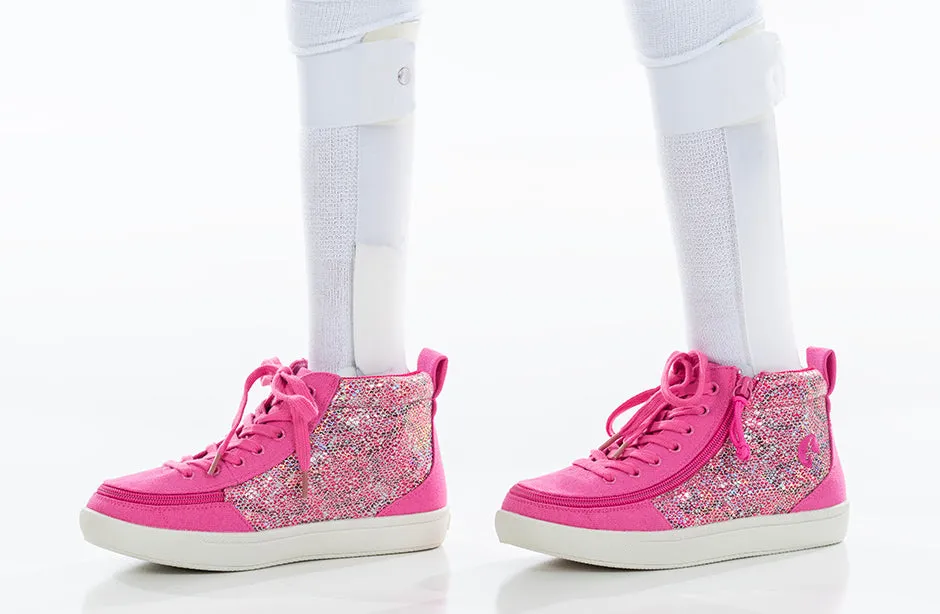 Fuchsia Snake BILLY Classic D|R II High Tops