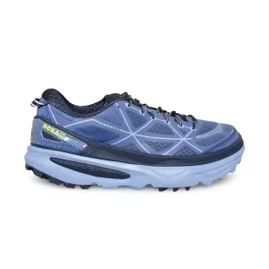 Hoka One One Mafate 4 Coastal Fjord / Sunny Lime Running Shoes - Women's