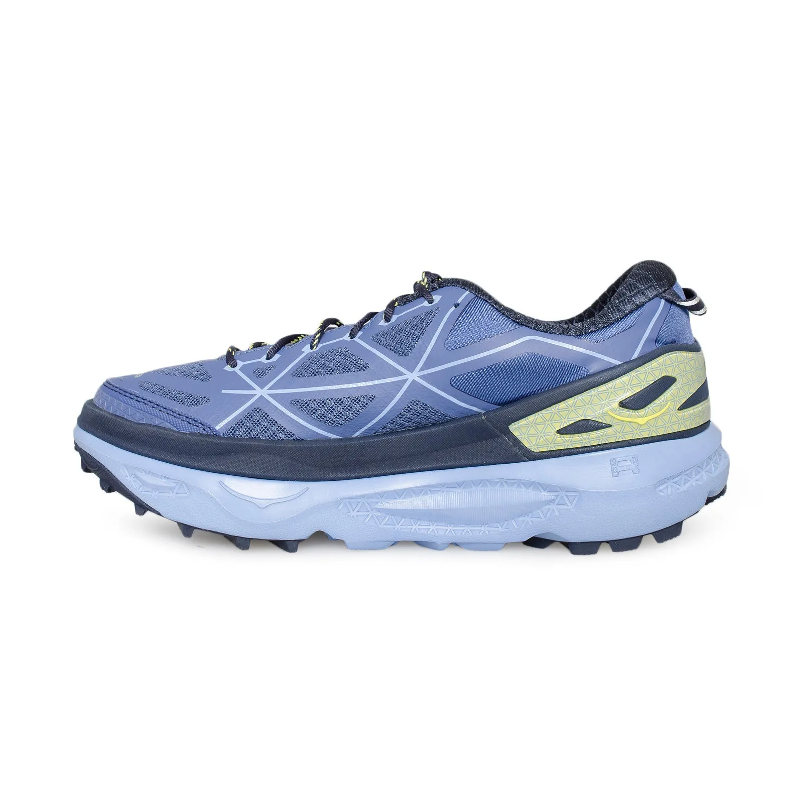 Hoka One One Mafate 4 Coastal Fjord / Sunny Lime Running Shoes - Women's