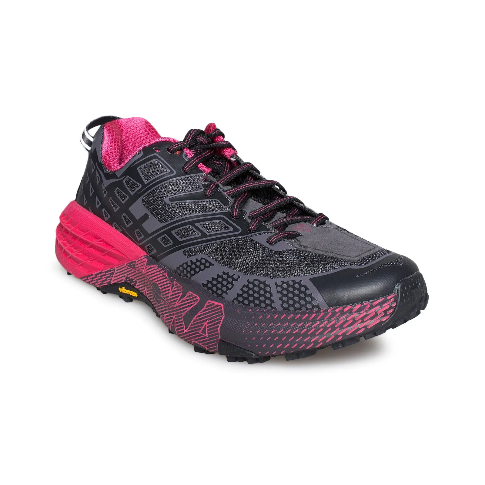 Hoka One One Speedgoat 2 Black / Azalea Running Shoes - Women's