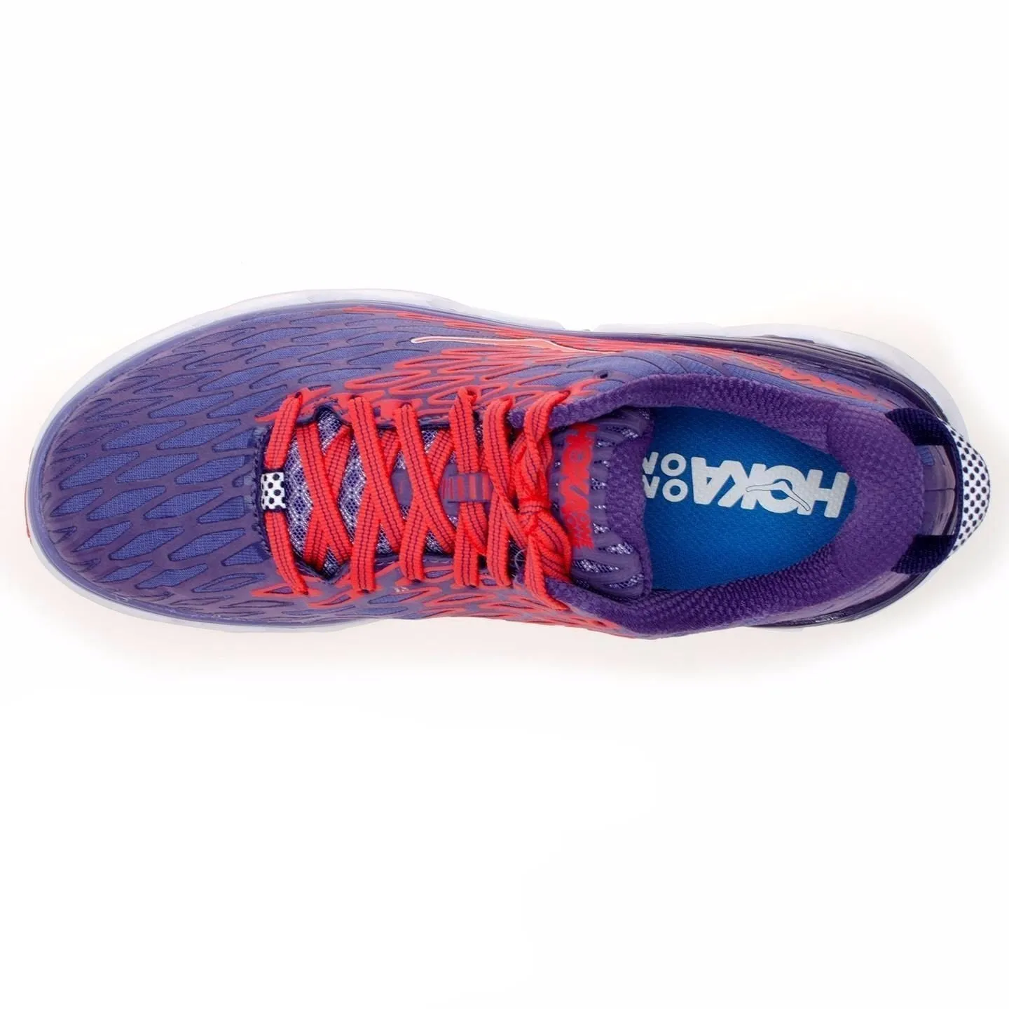 Hoka Vanquish 2 Corsican Blue / Poppy Red Running Shoes