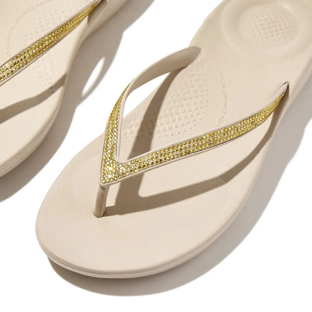 I-Qushion Sparkle Flip Flops