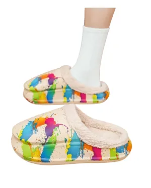 Indoor Cotton Slippers Rainbow- King Stone Brothers and Co™️