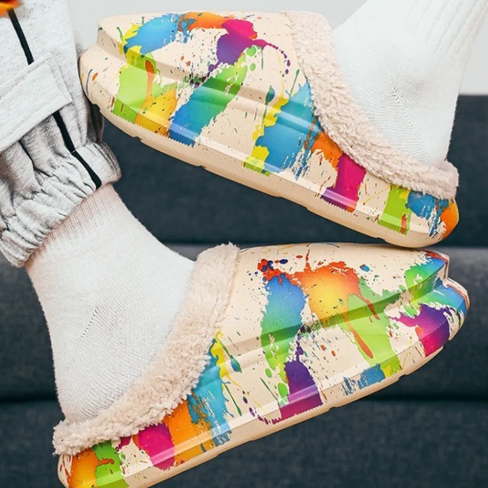 Indoor Cotton Slippers Rainbow- King Stone Brothers and Co™️