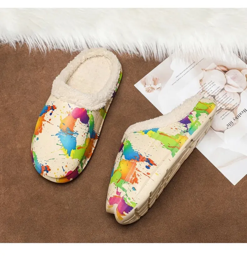 Indoor Cotton Slippers Rainbow- King Stone Brothers and Co™️