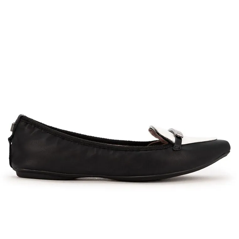 KATIA Ballet Flat Shoes - Black Malta