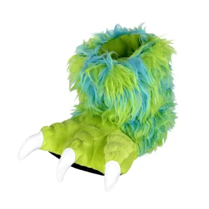 Kids Green Monster Claw Slippers