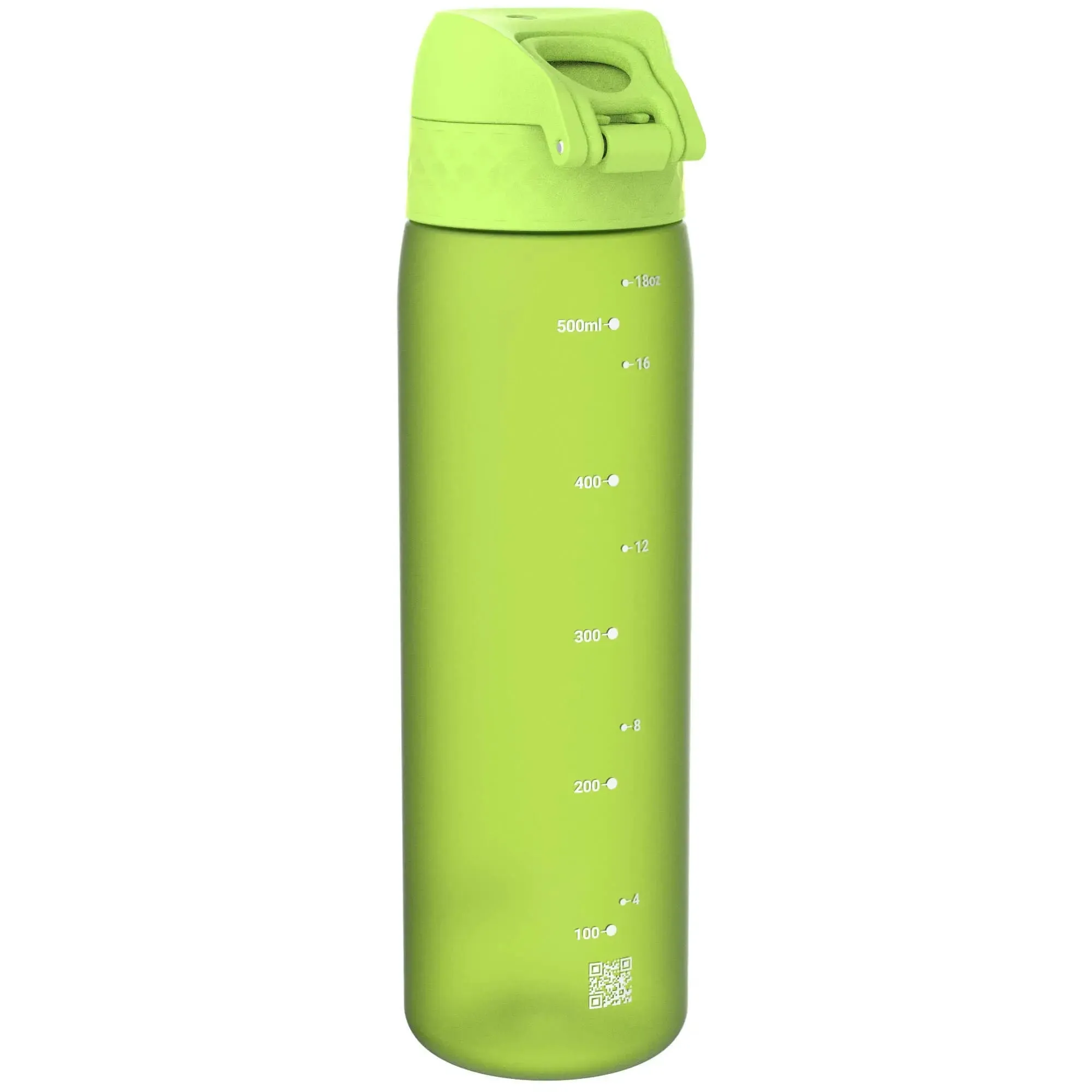 Leak Proof Slim Water Bottle, Recyclon, Green, 500ml (18oz)