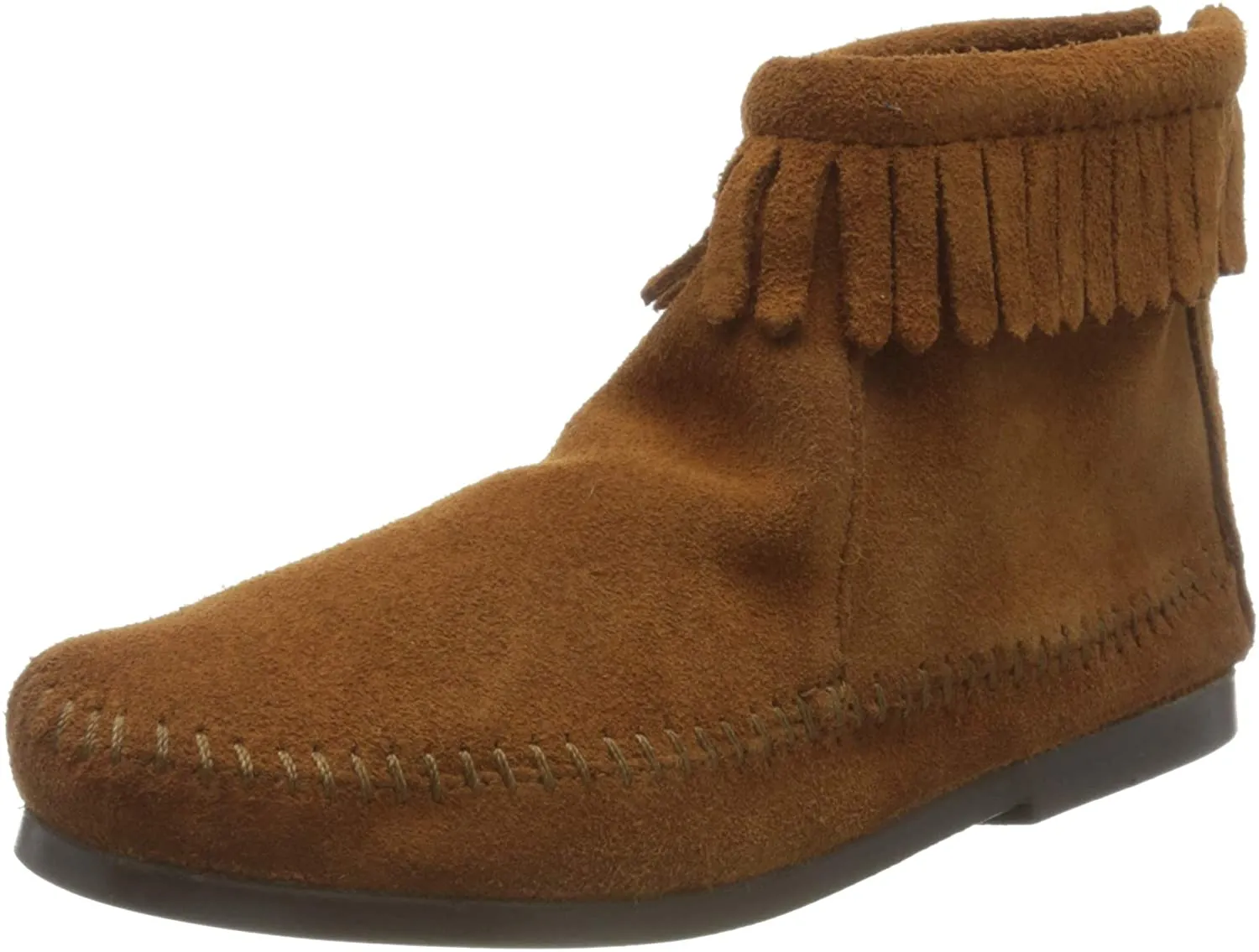 Minnetonka Kid's Back Zip Hardsole Boot