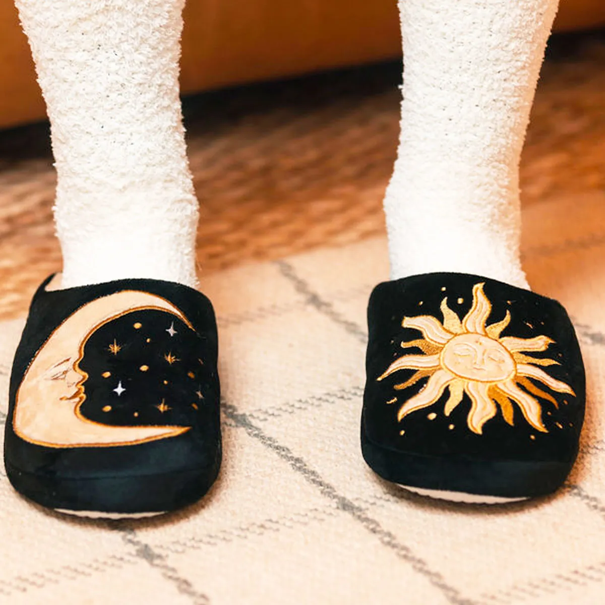 Moon & Sun Witchy Slippers