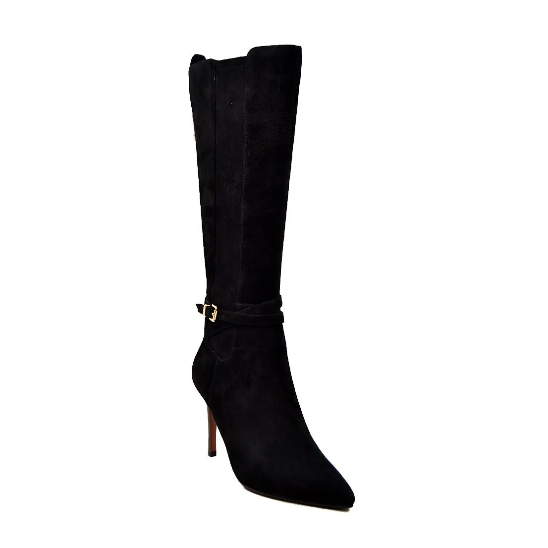 Noosh Suede Heel Dress Boots for Stylish and Comfortable Wear