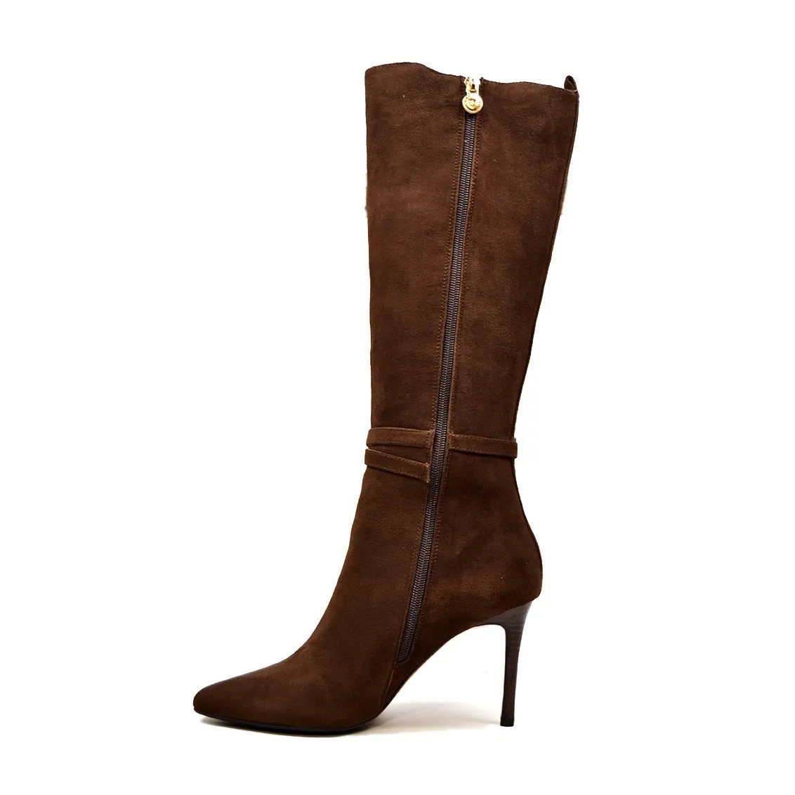 Noosh Suede Heel Dress Boots for Stylish and Comfortable Wear