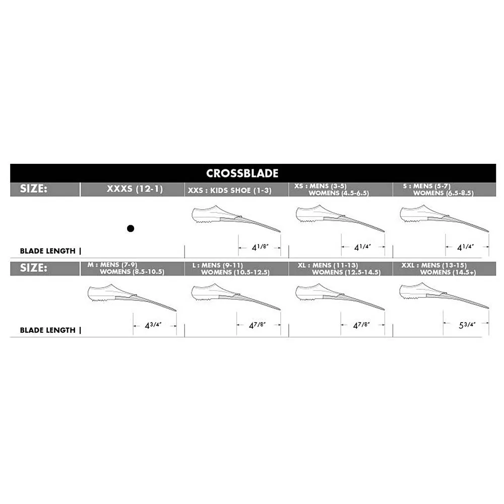 Open Box TYR CrossBlade Training Fins-XXLG / 46-47