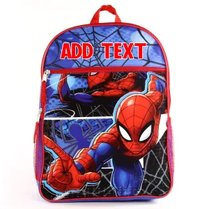 Personalized 16 Inch School Backpack - Spider-Man