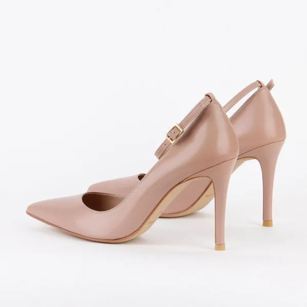 *ROBIN ankle strap - pink, 9cm size UK 2.5