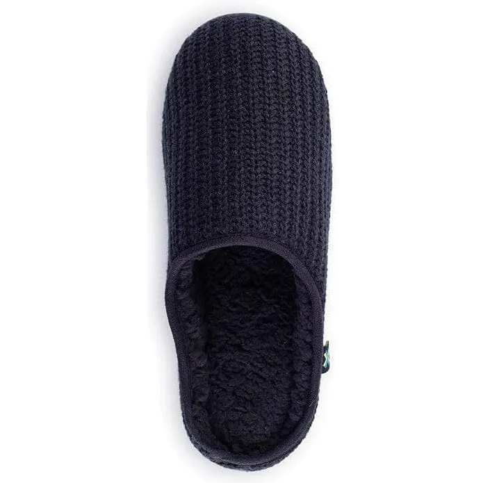 Roxoni Men's Wool Slip-On Comfortable Knit House Slipper