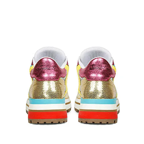 Saint Edana Multi Color Leather Sneakers