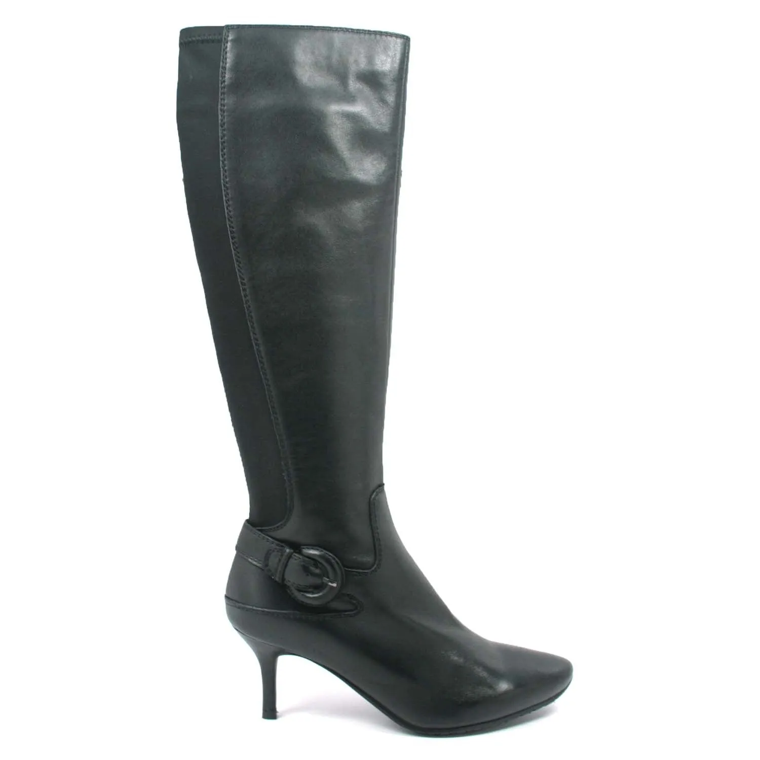 Solemani Rochelle Leather Heel Dress Boots - Stylish and Versatile