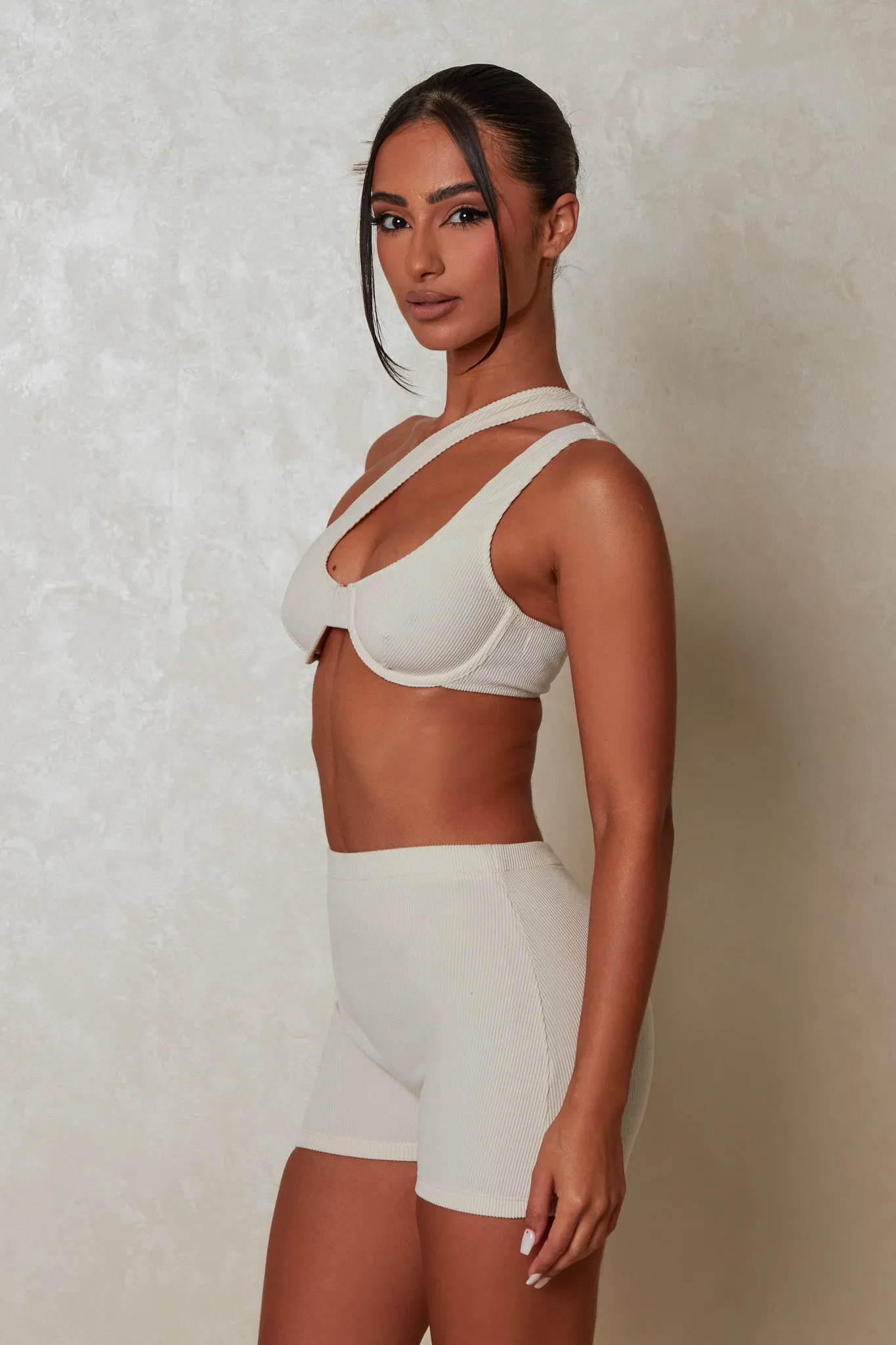 The Signature Ribbed Set - Cream