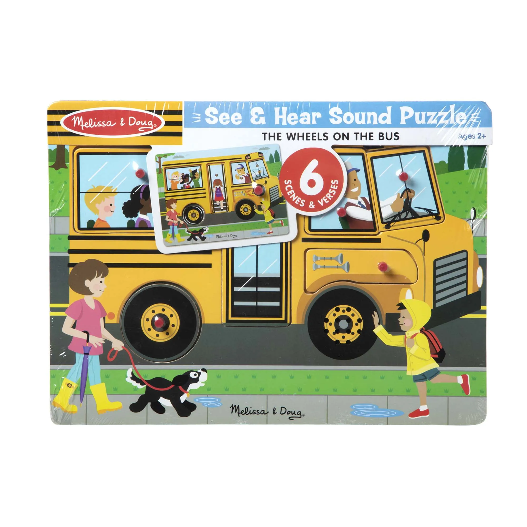 The Wheels on the Bus Song Puzzle - 6 Pieces