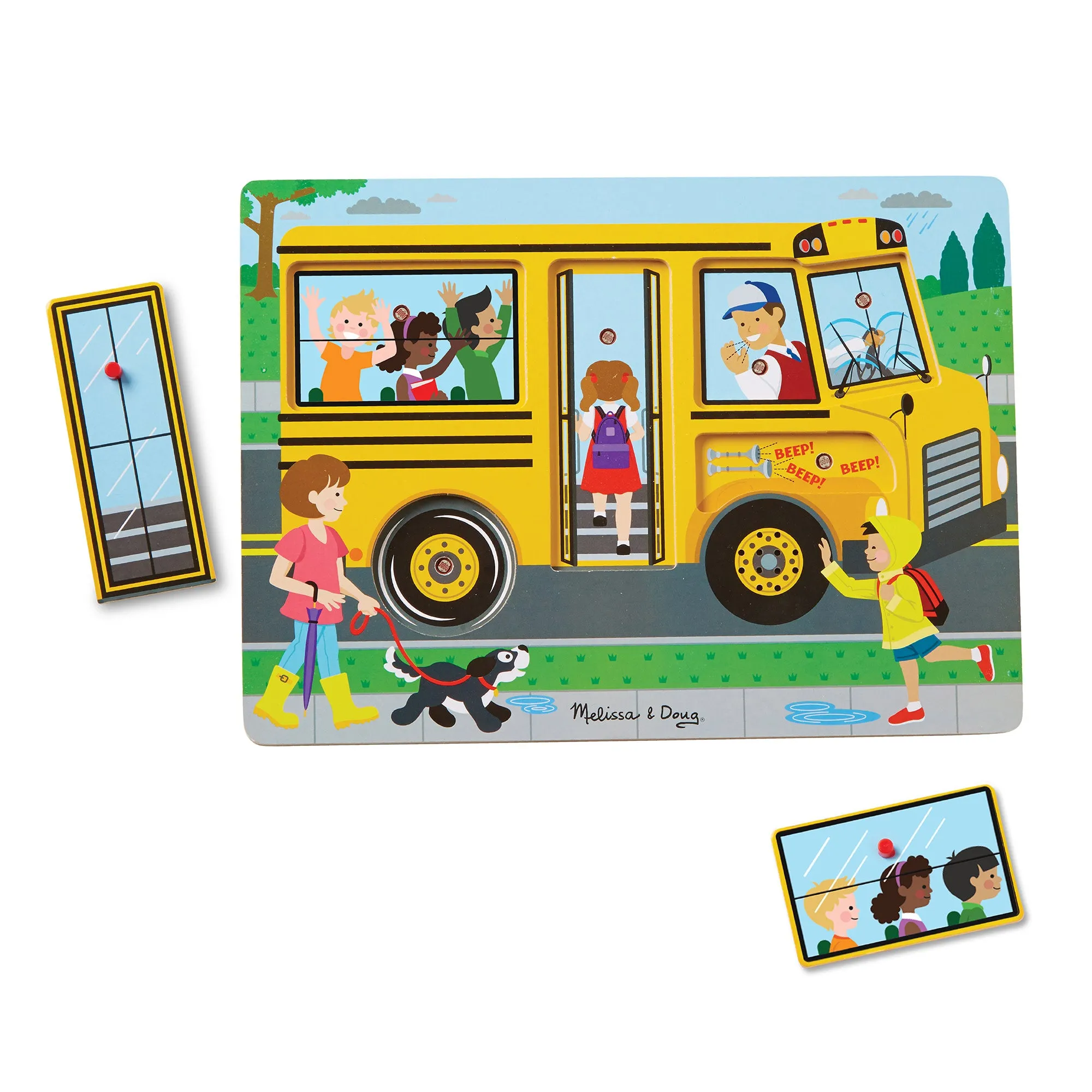 The Wheels on the Bus Song Puzzle - 6 Pieces