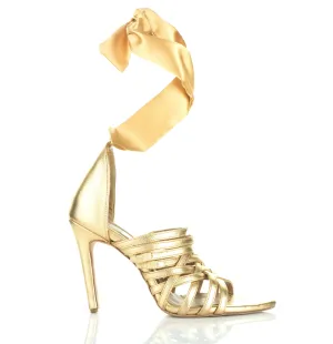 TIRANTE GOLD HEELS