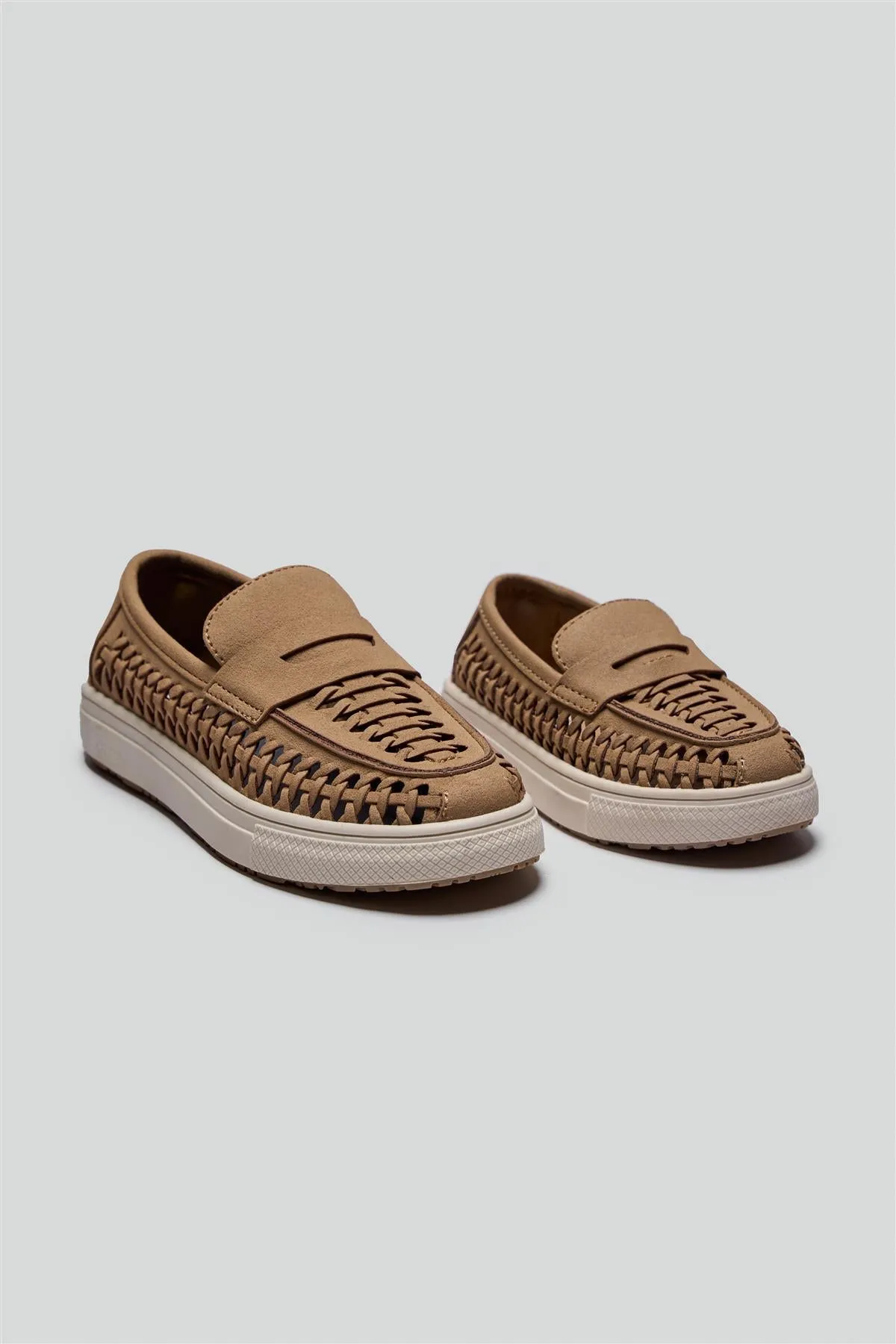 Troy Boys Tan Loafers