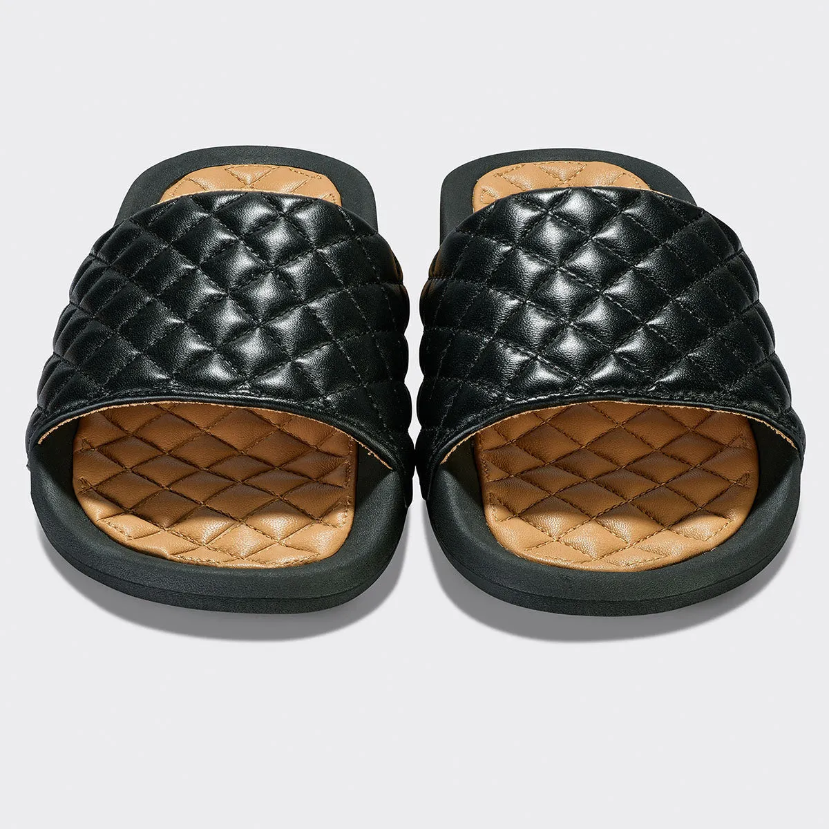 Women's Lusso Slide Black / Tan