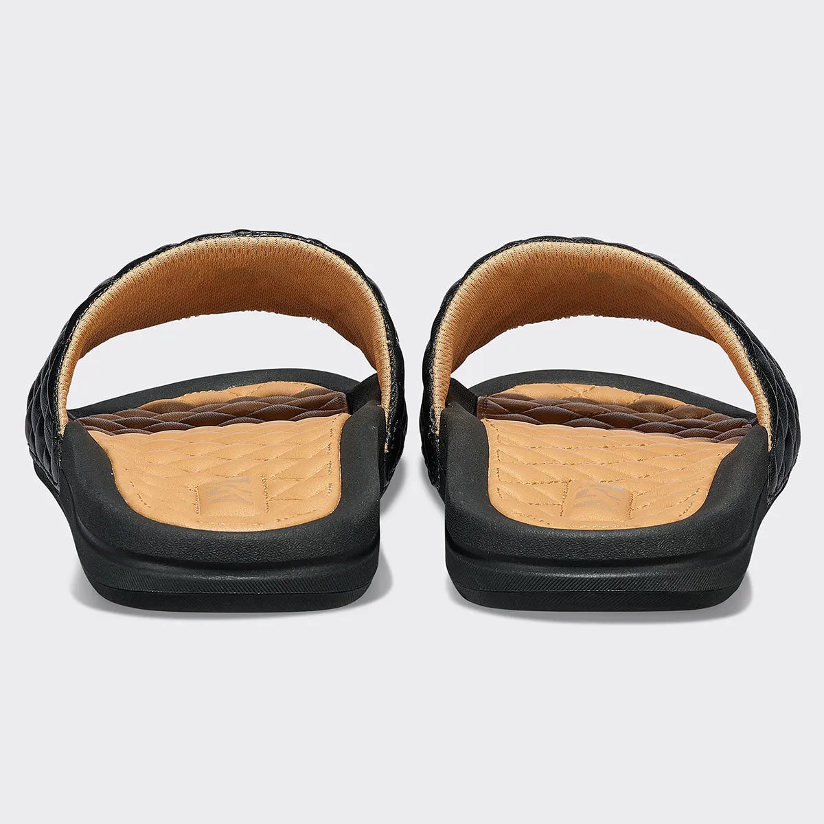 Women's Lusso Slide Black / Tan